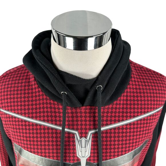 Marvel Ant-Man & The Wasp Hoodie Mens XL Hot Topic Black Red Our Universe Cotton - Picture 3 of 10
